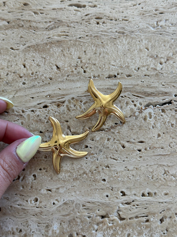 Orecchini stella marina GOLD