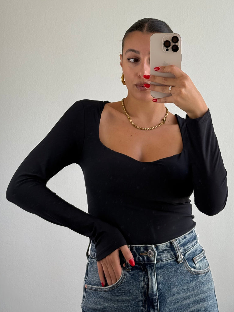 Body classy con coppe