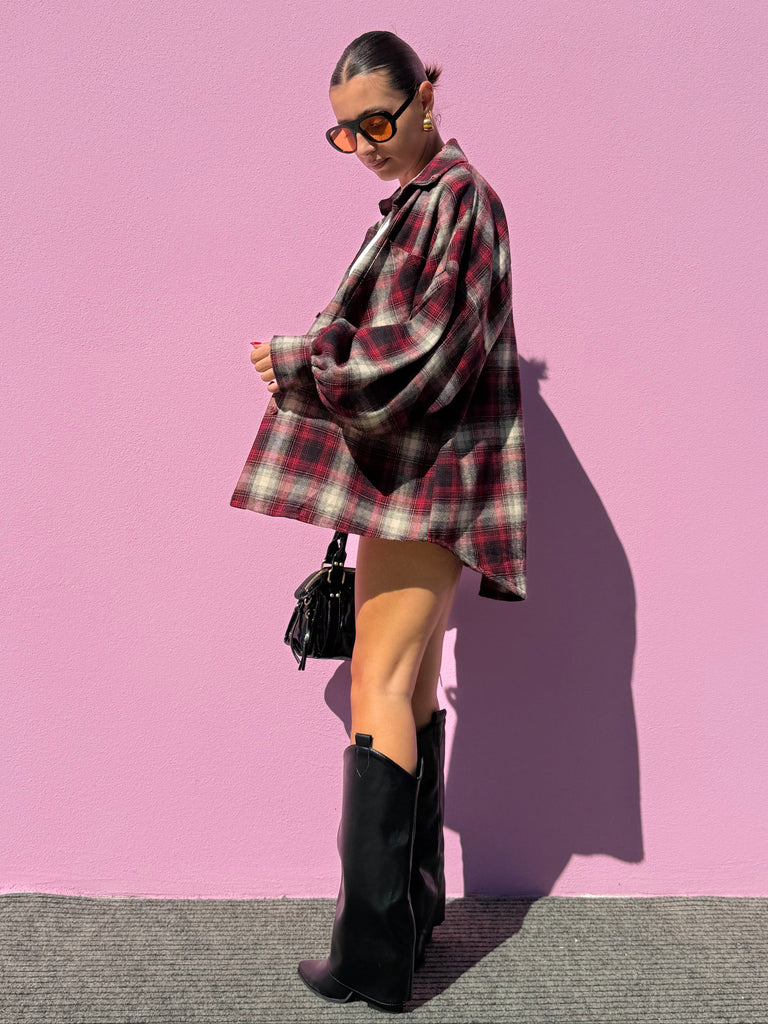 Camicia Tartan Over