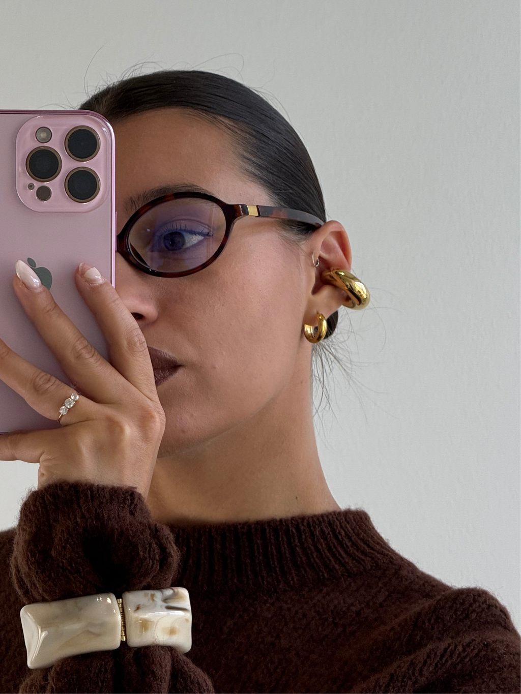 Ear cuff bombato