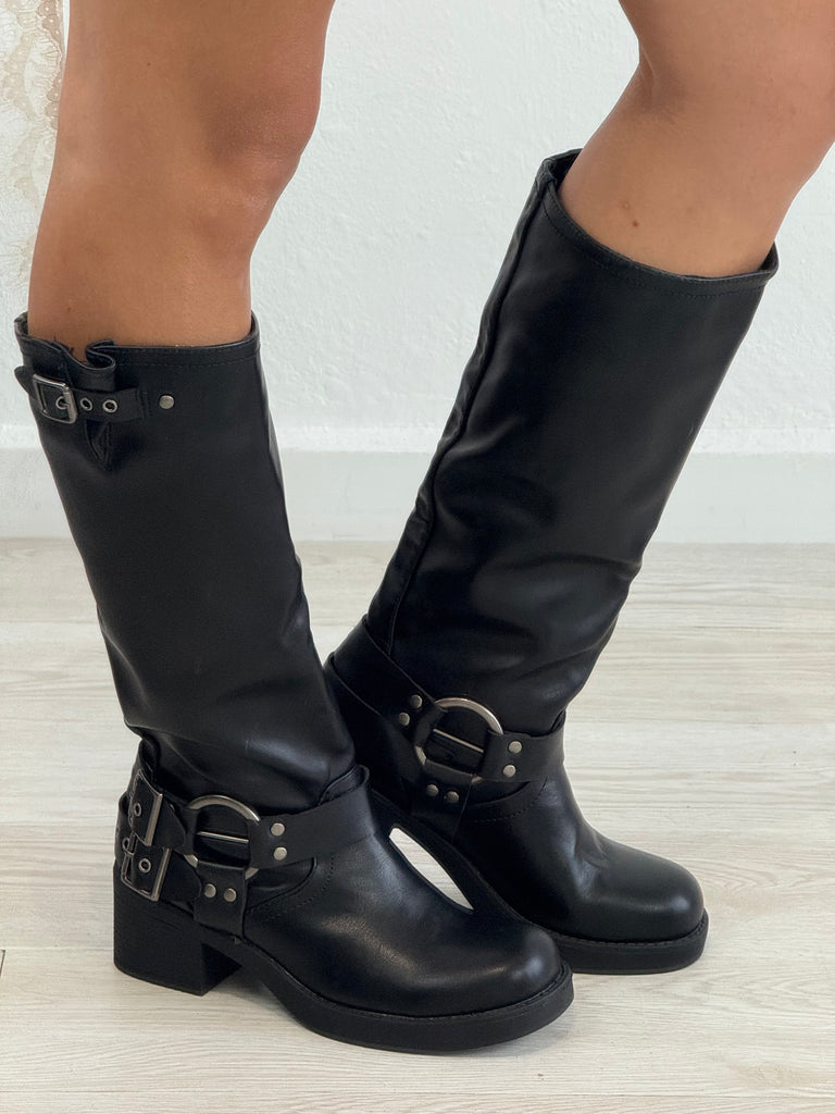 Stivale Biker Arley neri