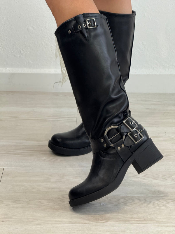 Stivale Biker Arley neri