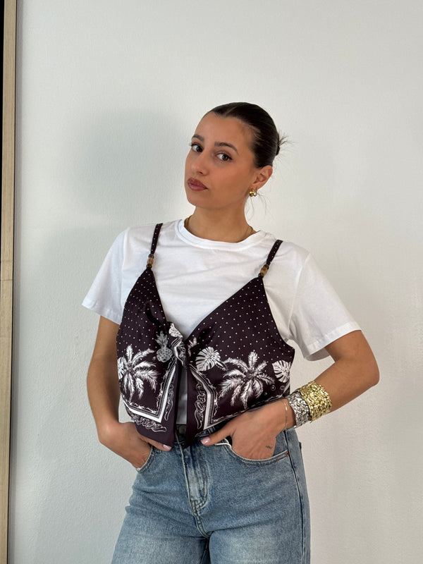 T-shirt top bandana