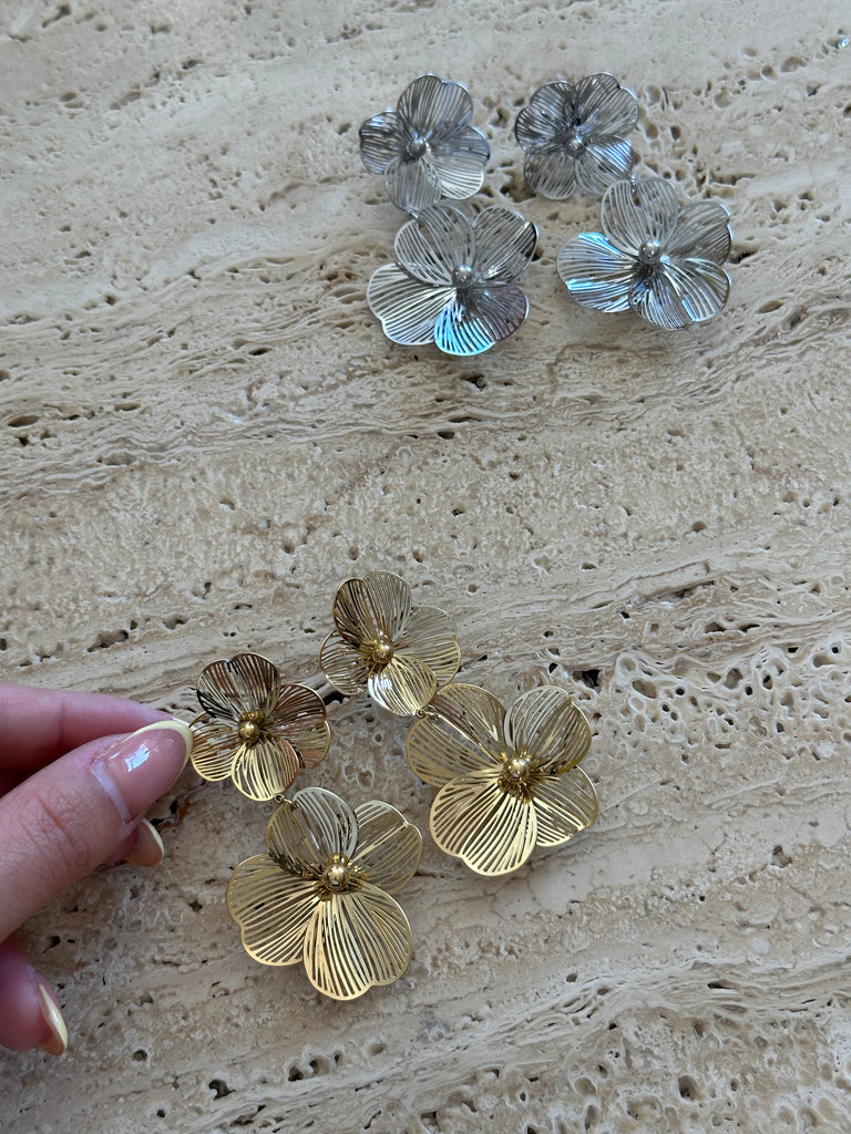 Orecchini double FLOWER