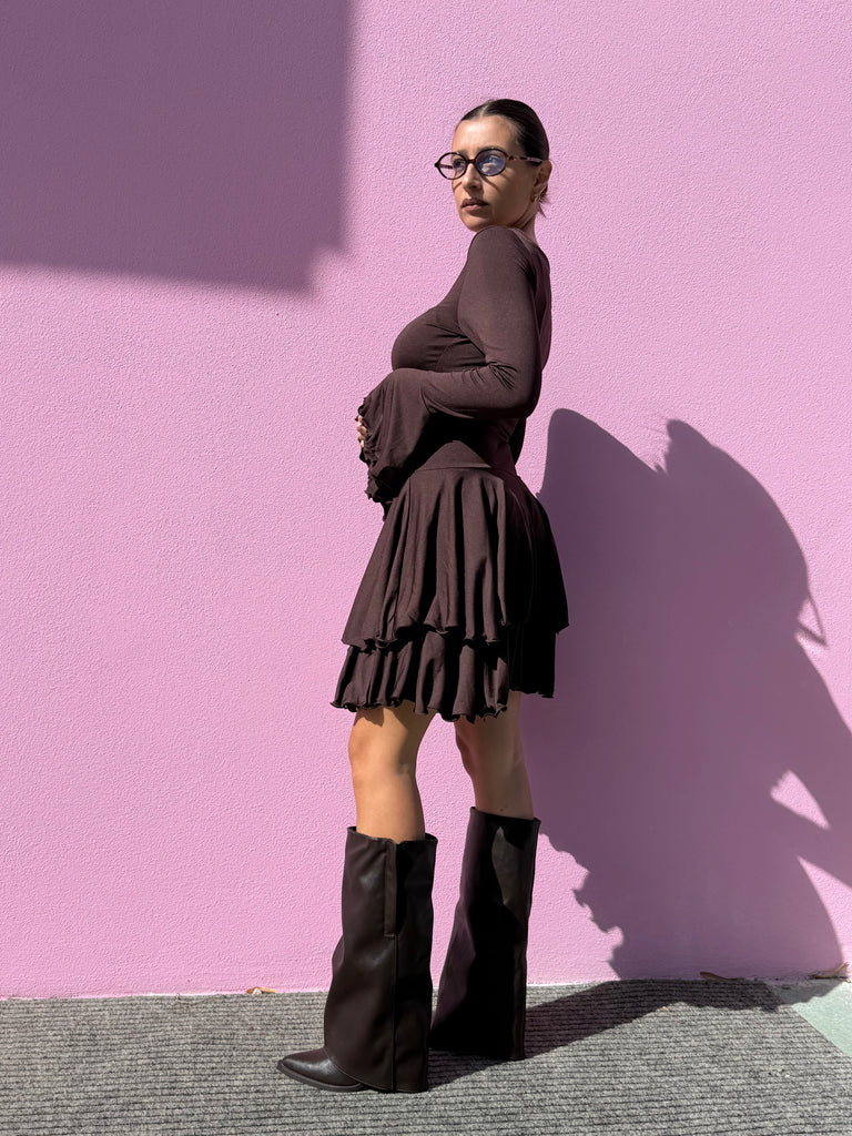 Abito Rouge con bottoni