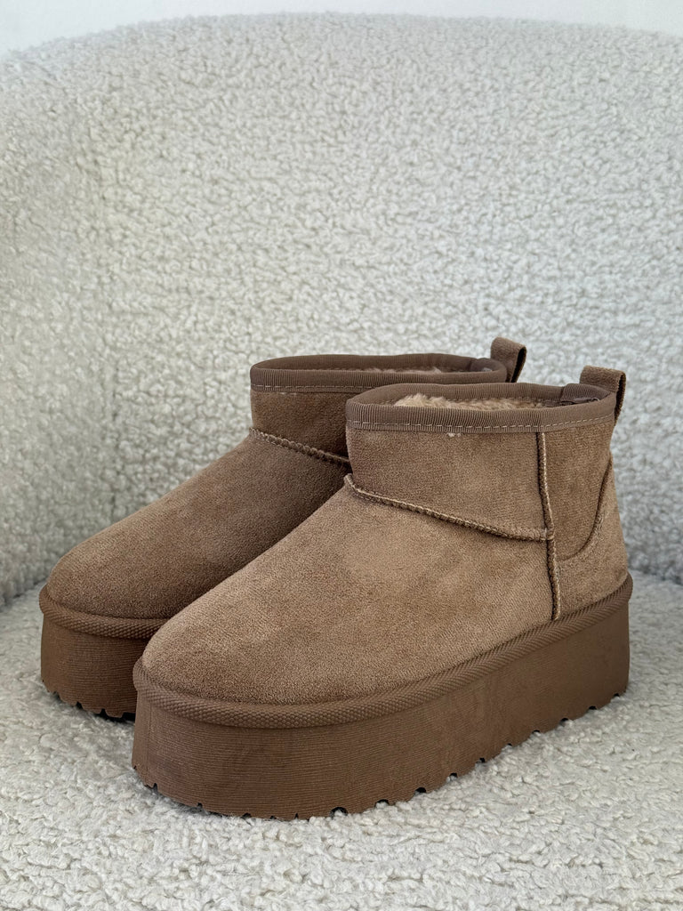 Stivaletto ultra mini platform KAKI