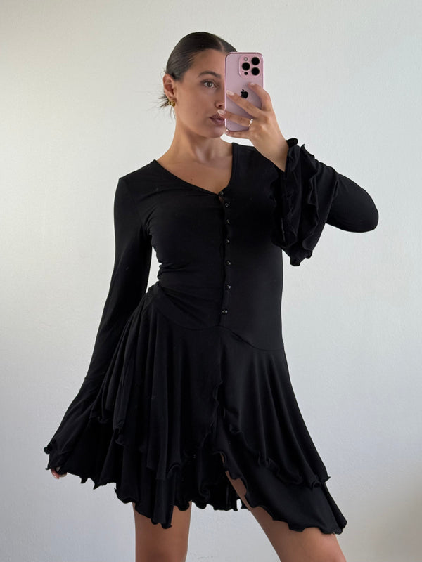 Abito Rouge con bottoni