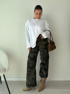 Jeans cargo Camouflage