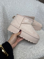 Ultra mini platform Beige