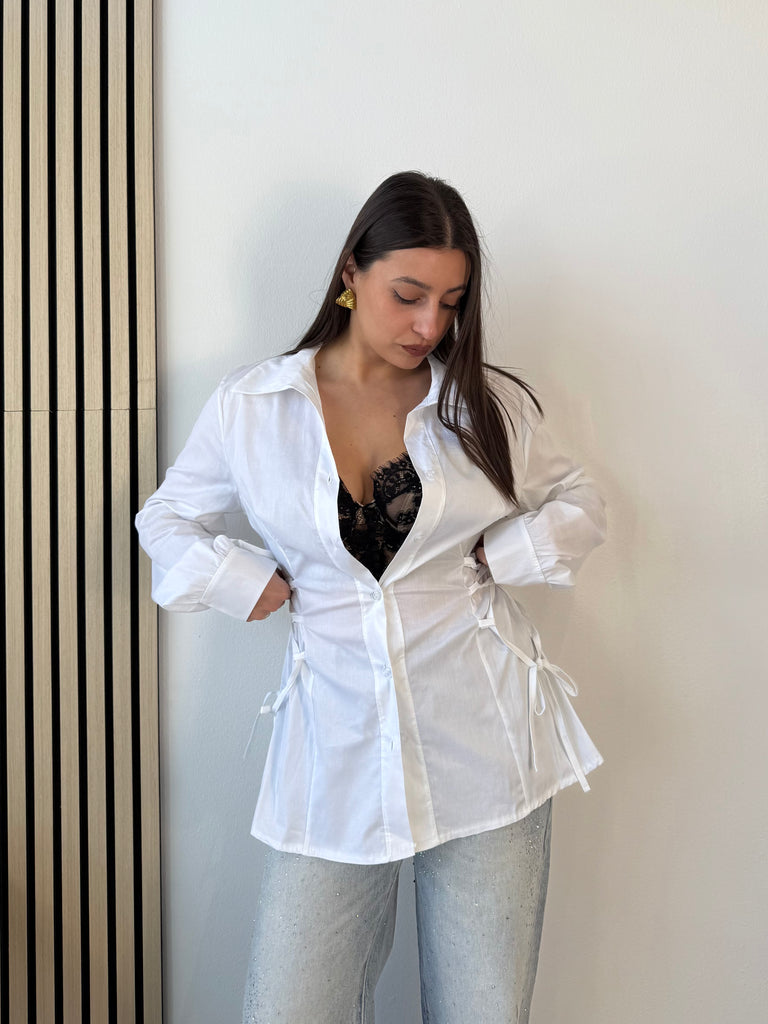 Camicia Stringhe laterali