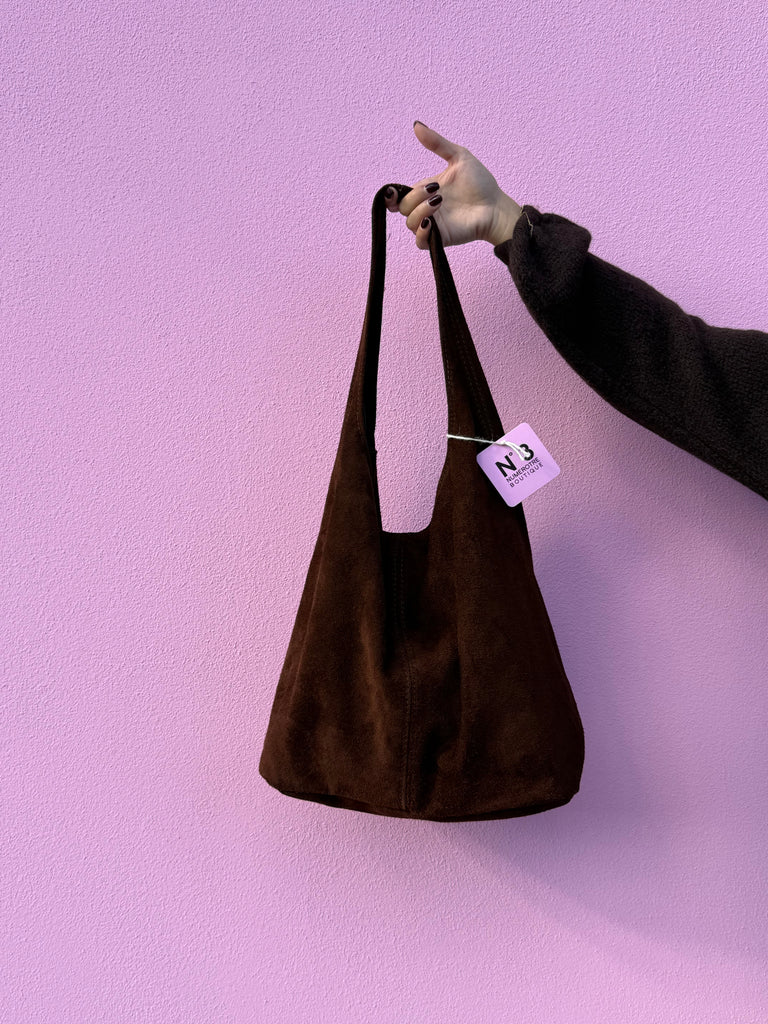 Borsa soft shoulder in vera pelle