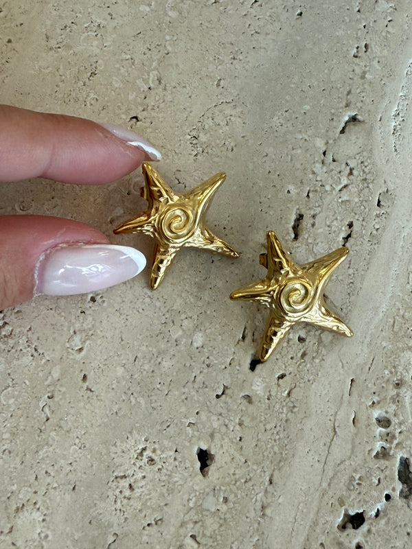 Orecchini mini STELLA MARINA oro