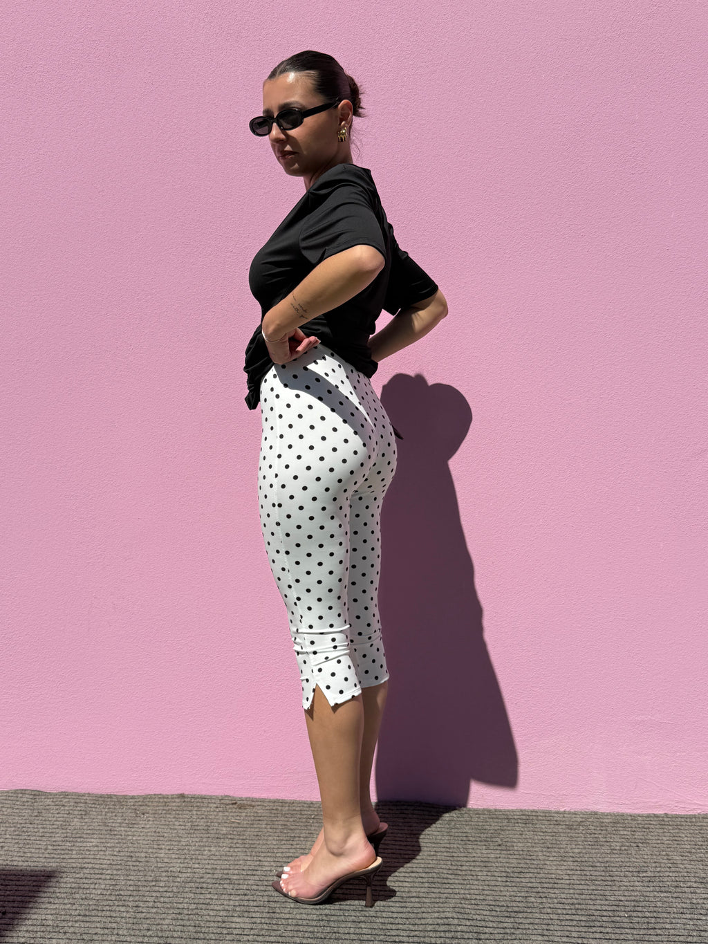 Pantalone Capri Pois