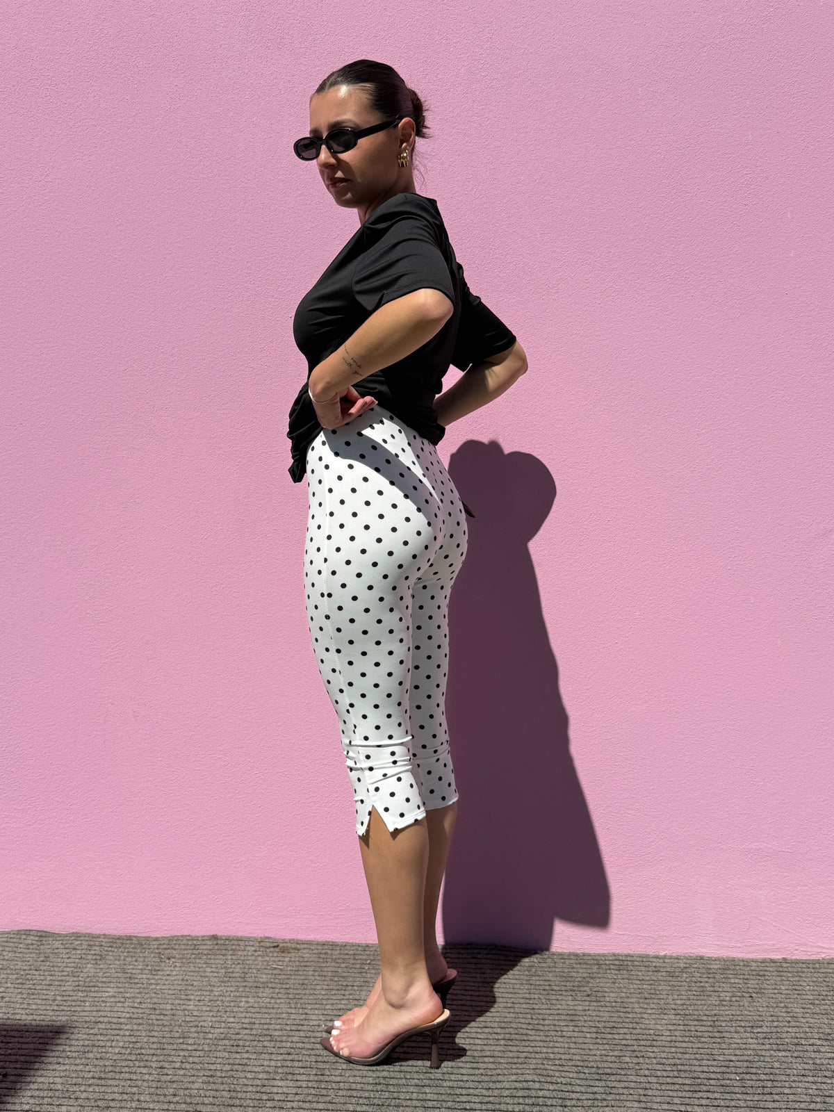 Pantalone Capri Pois