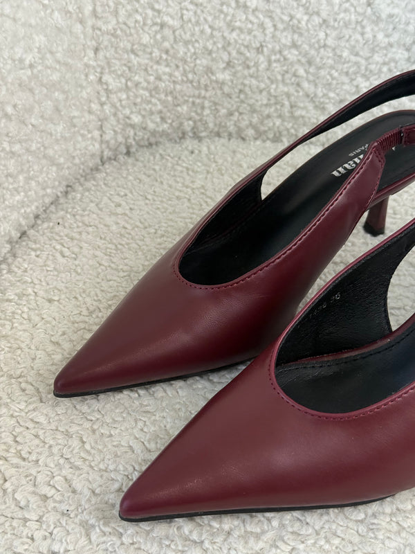 Slingback Bordeaux