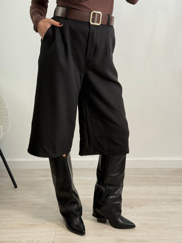 Pantalone Bermuda con cintura