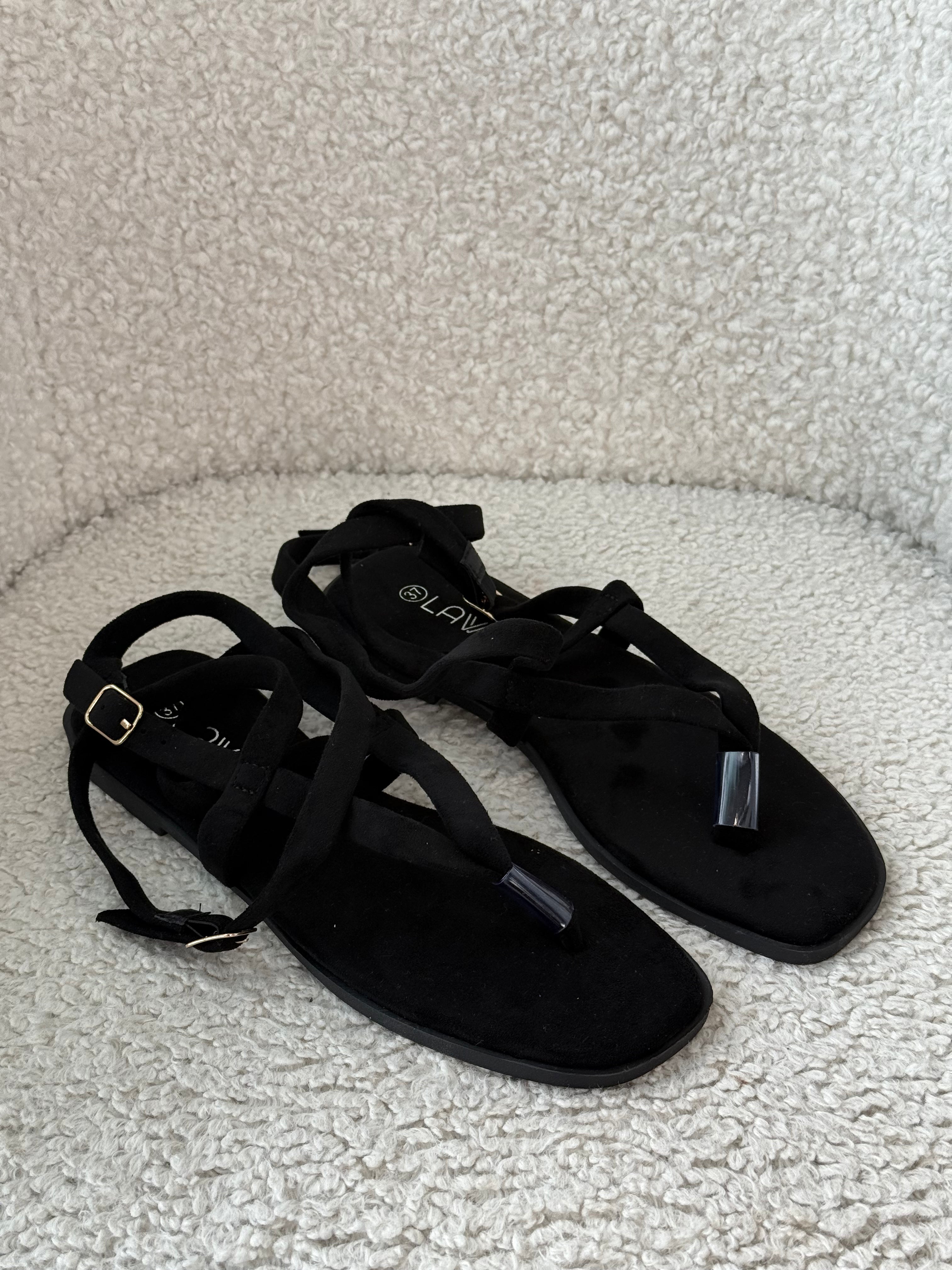 Sandali Suede neri