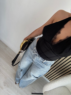 Top pizzo corpetto con stringhe