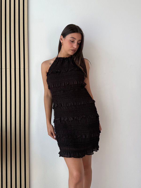 Abito Chiffon plissettato