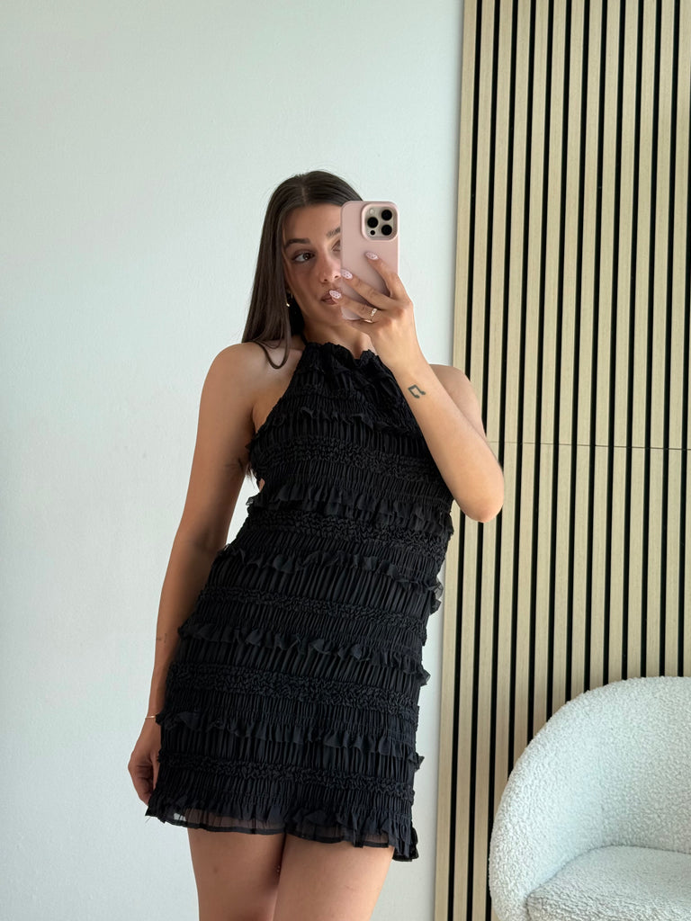 Abito Chiffon plissettato