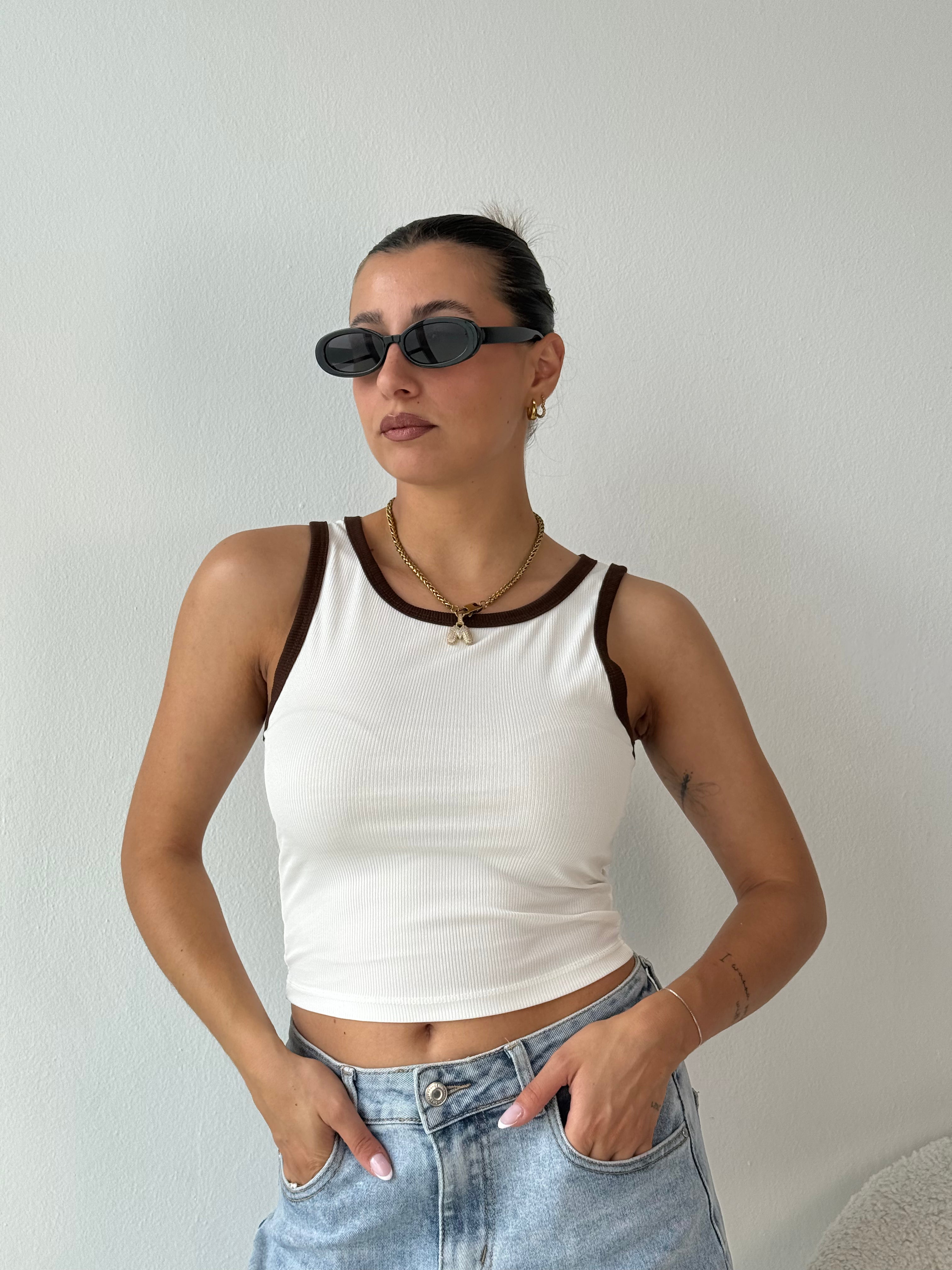 Canotta a contrasto Trend