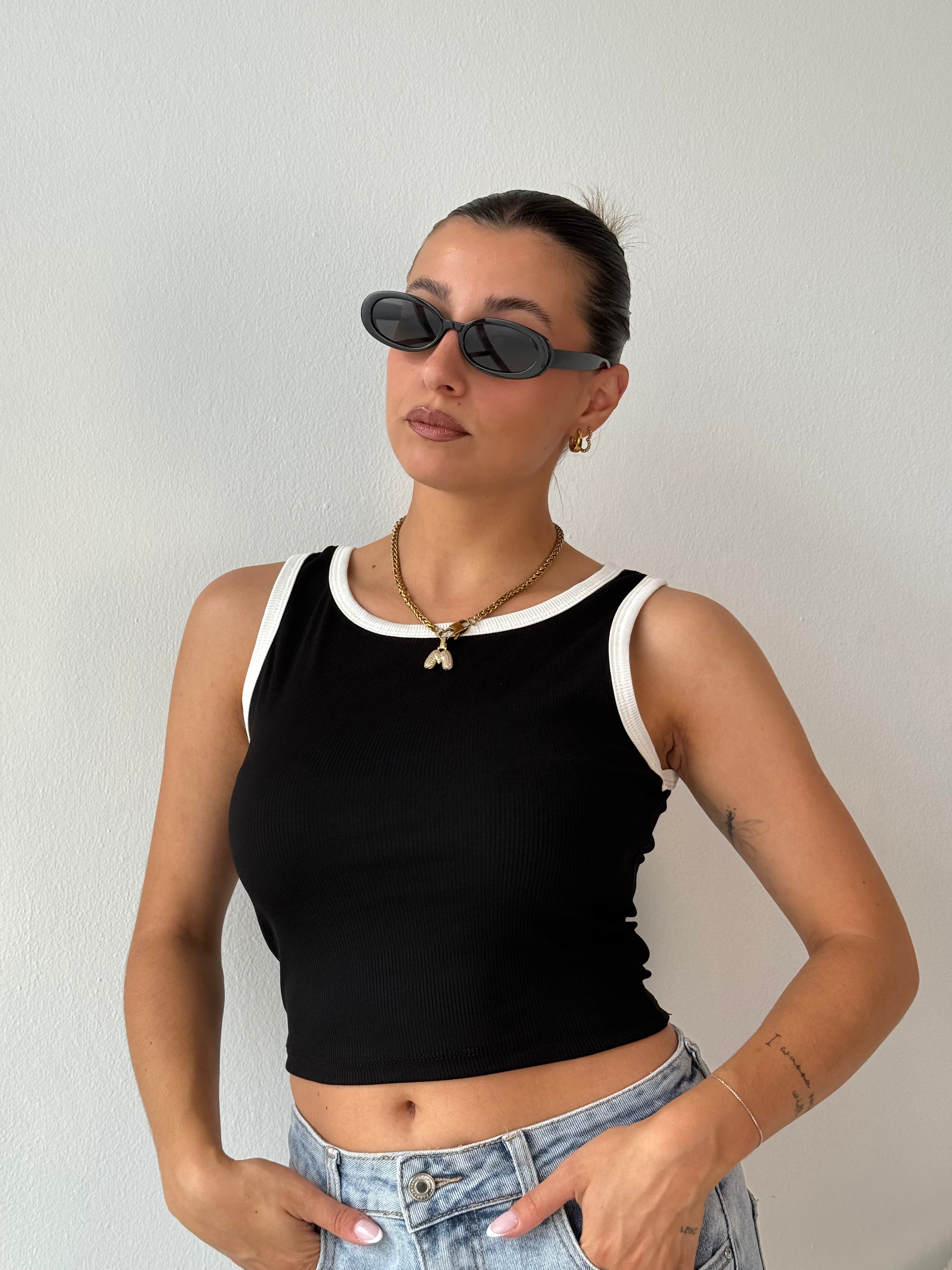 Canotta a contrasto Trend