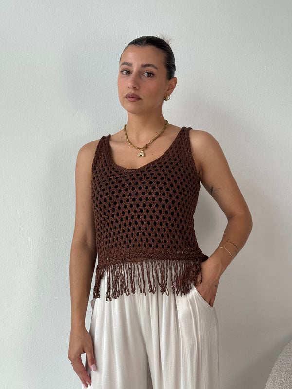 Top in maglia Shine