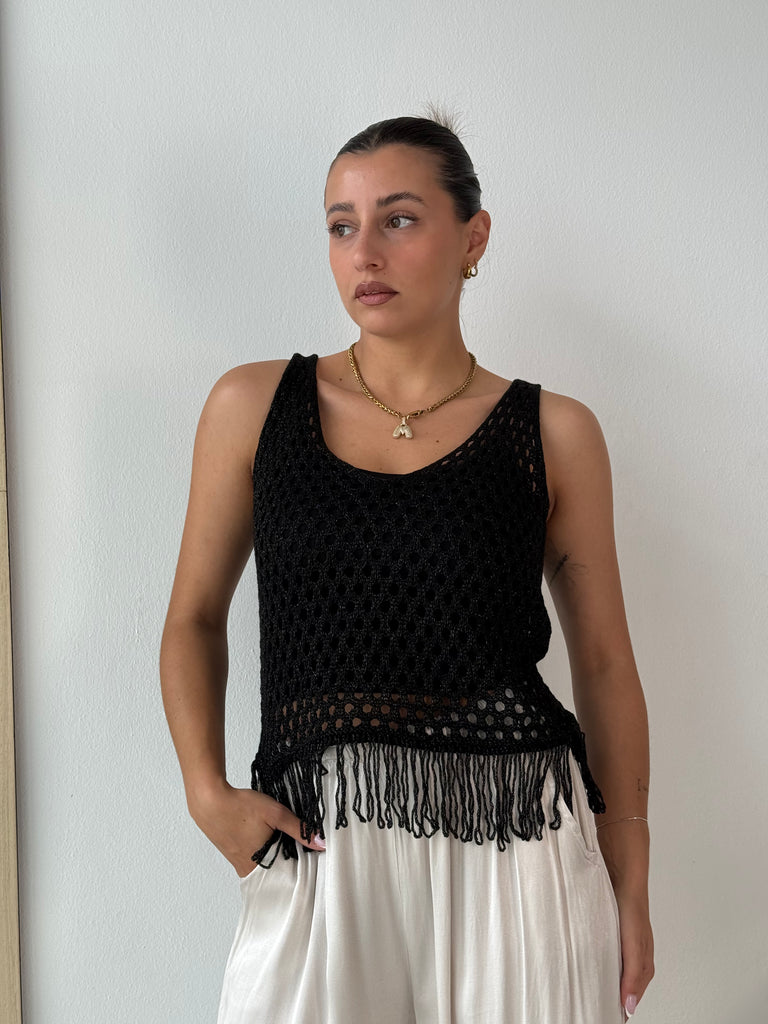 Top in maglia Shine