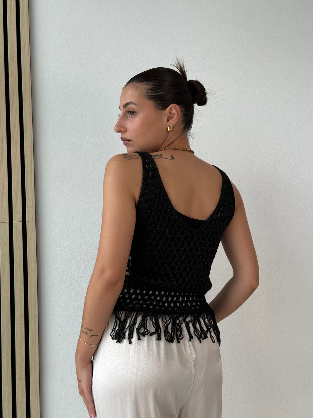 Top in maglia Shine