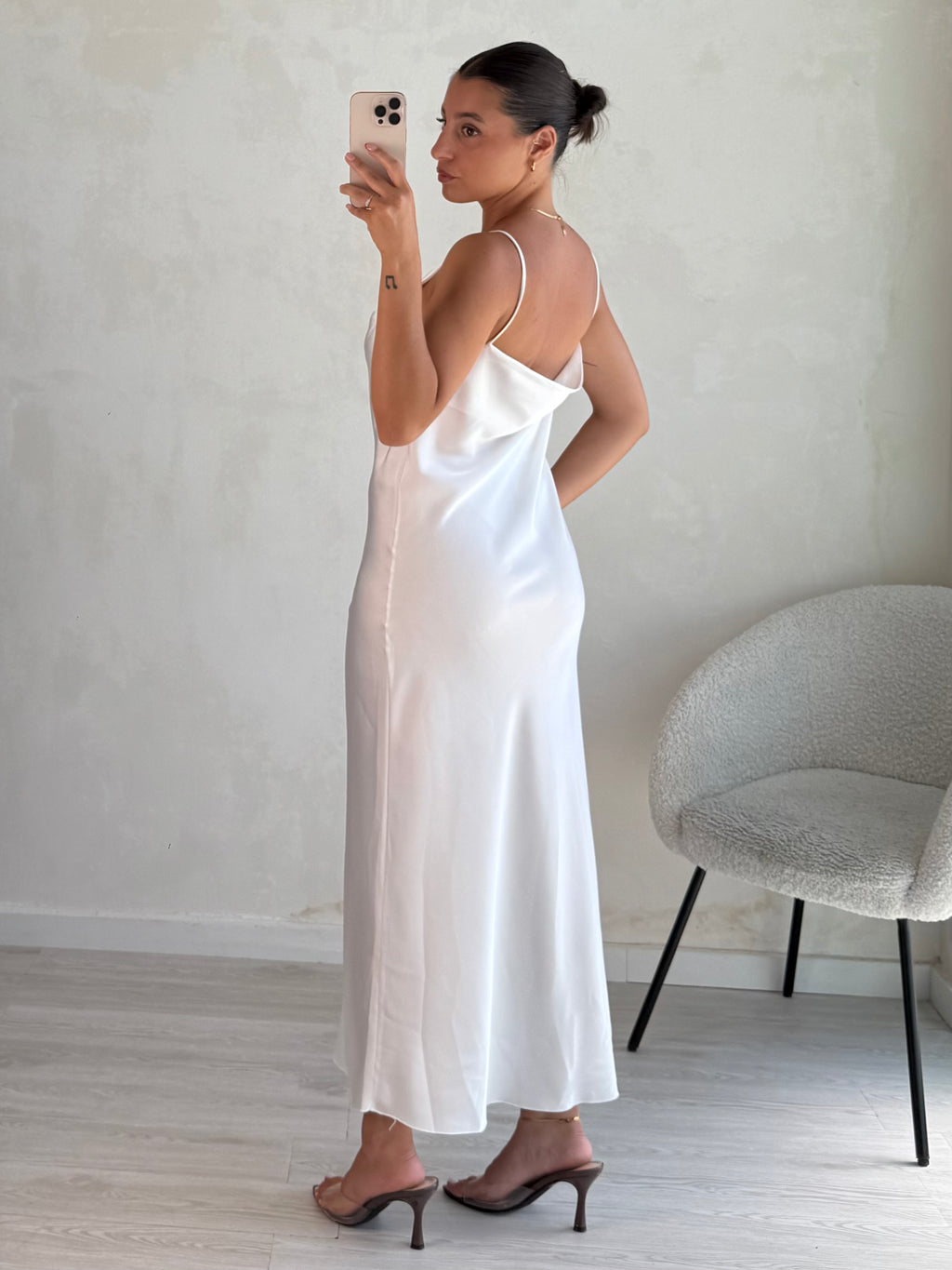 Abito lungo SATIN