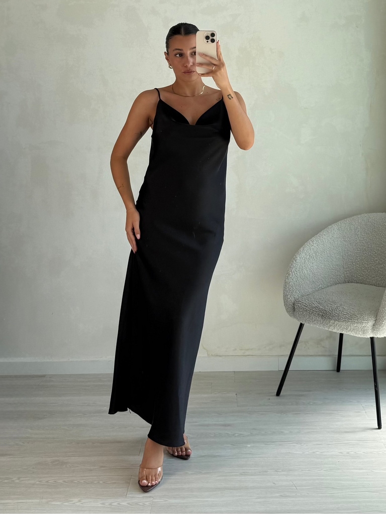Abito lungo SATIN