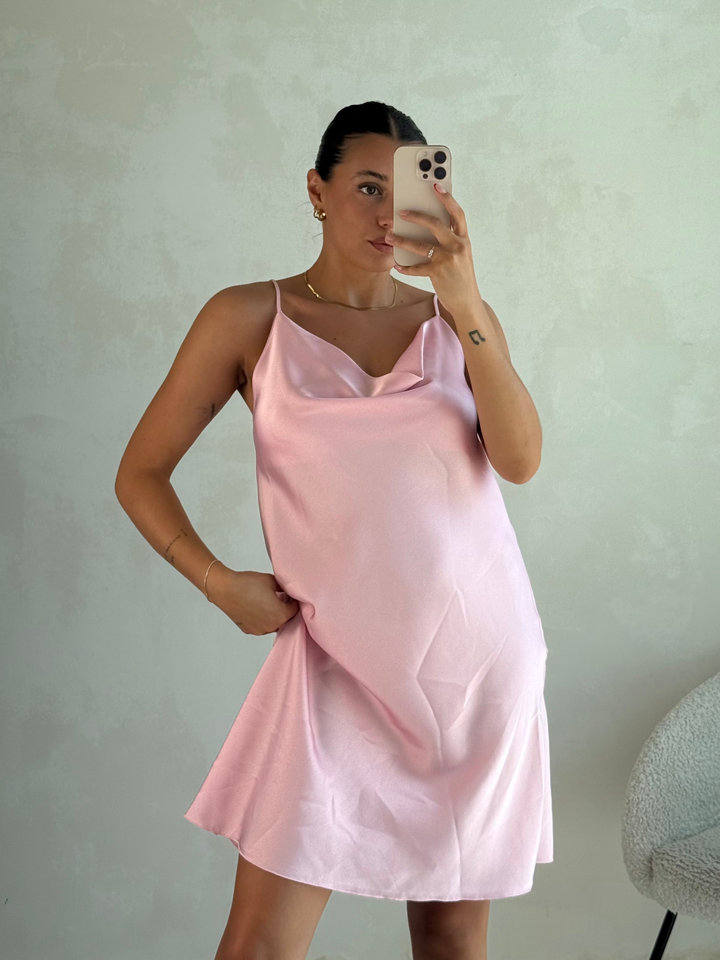 Abito corto SATIN