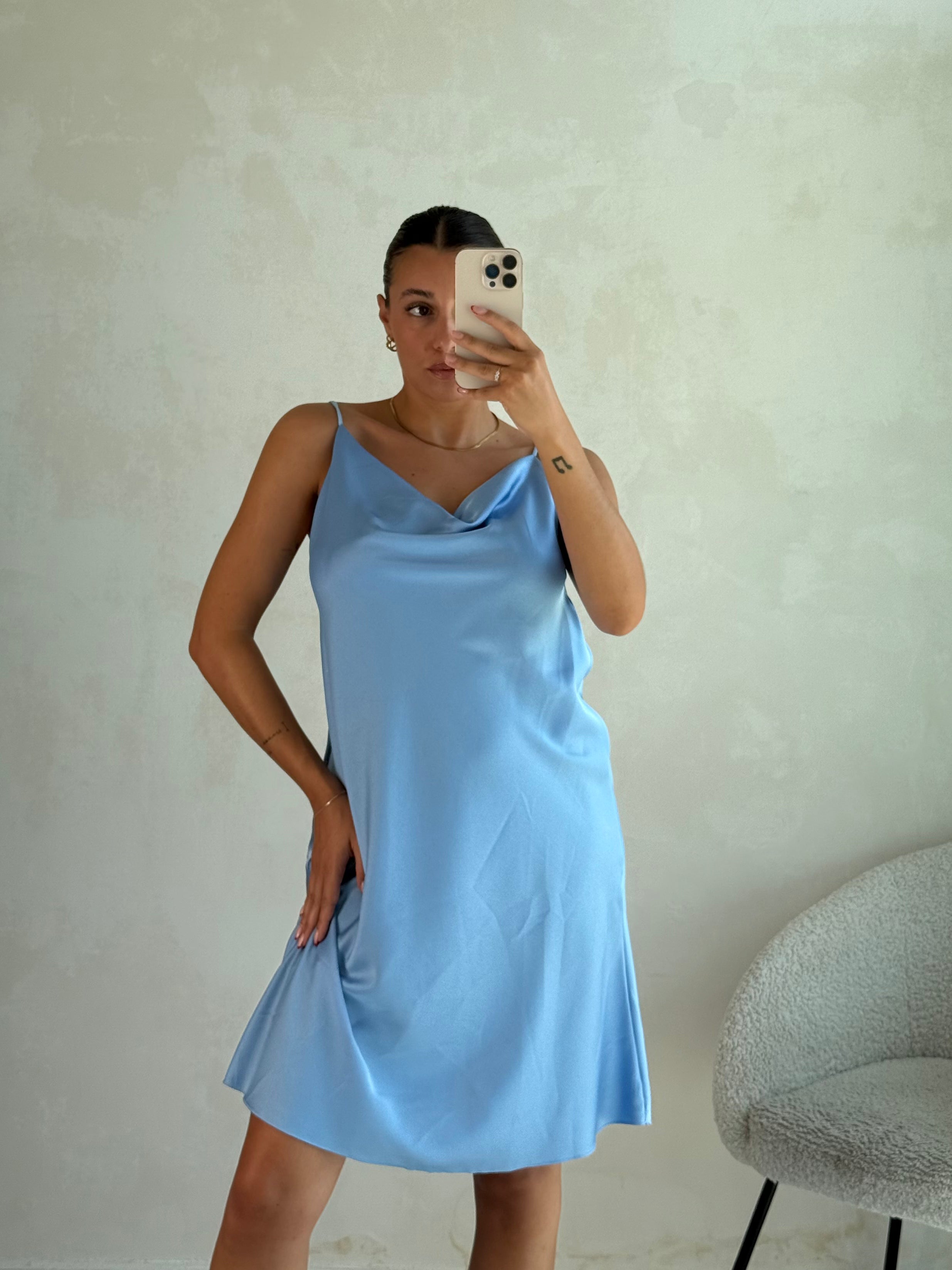 Abito corto SATIN