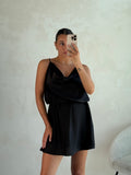 Abito corto SATIN