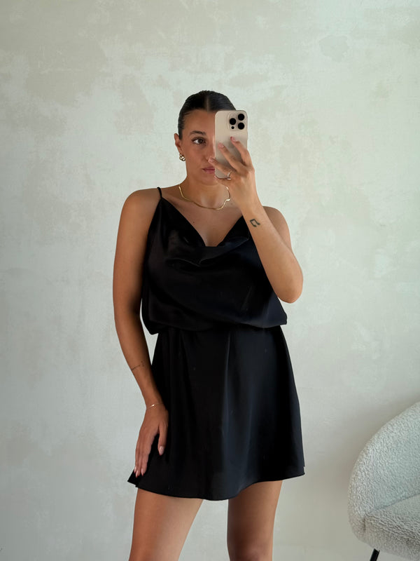Abito corto SATIN