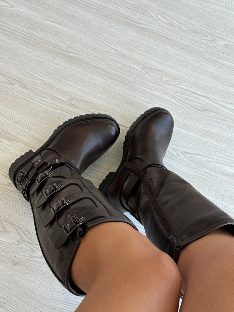 Stivale MIU marrone