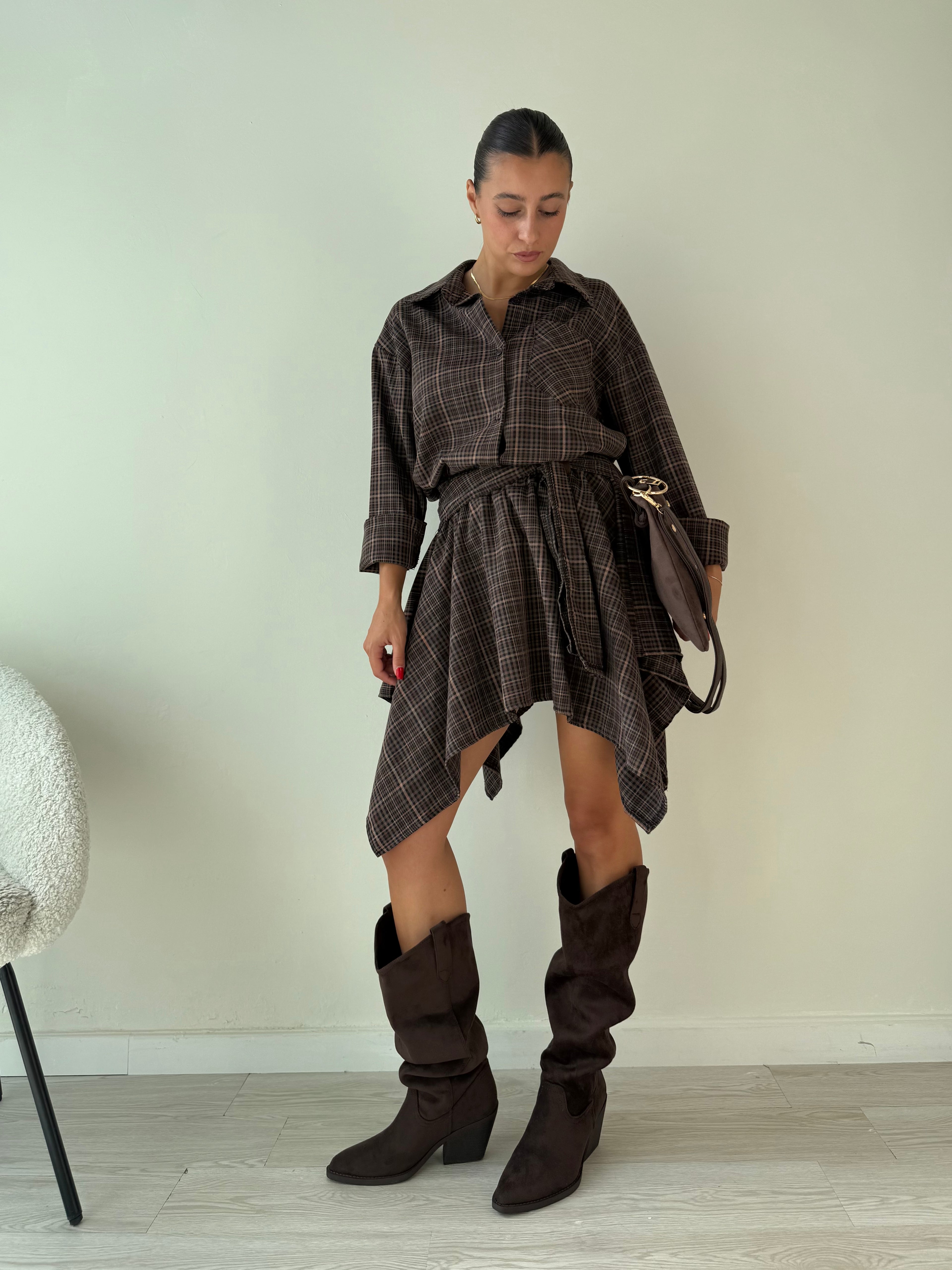 Camicia Tartan over