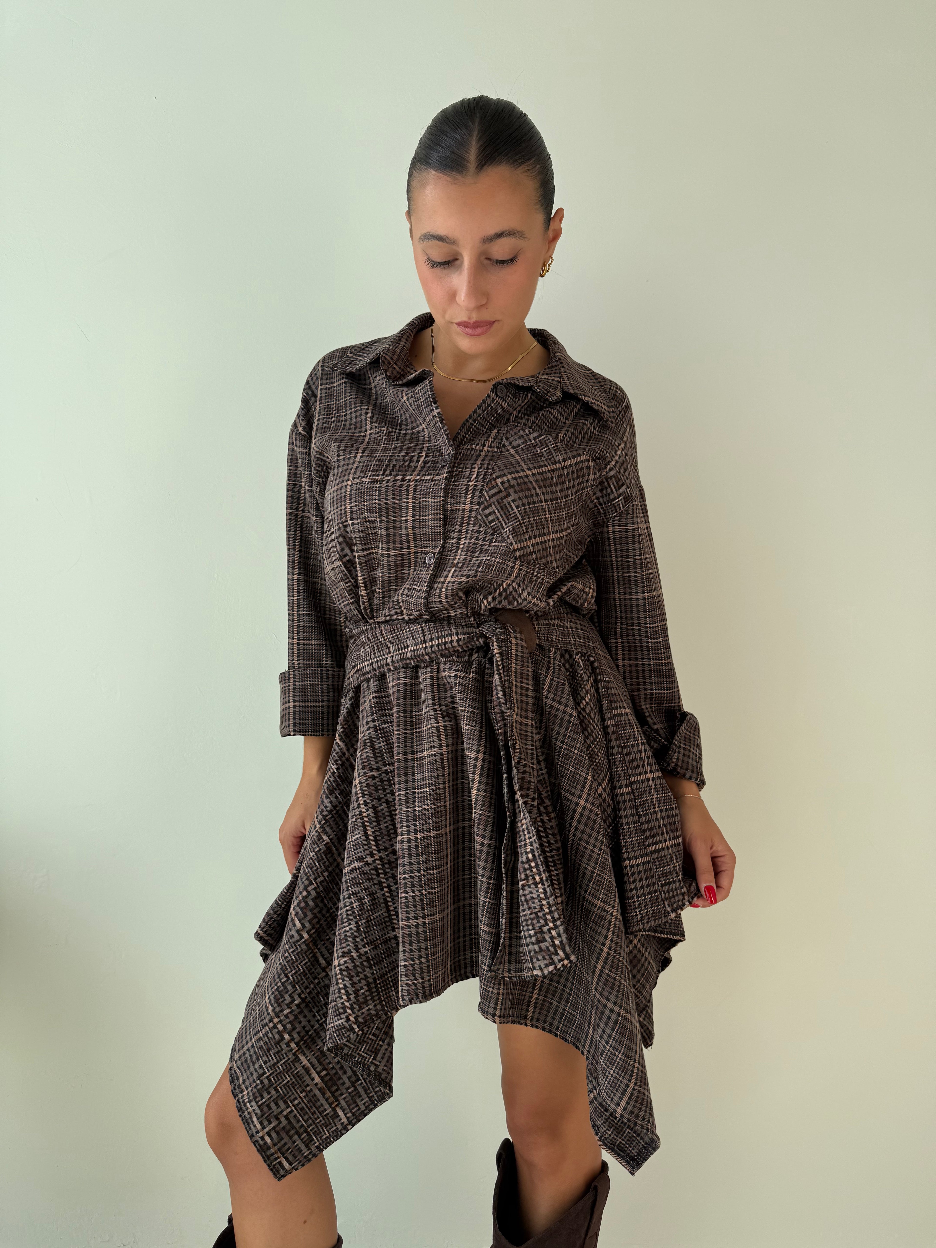 Camicia Tartan over