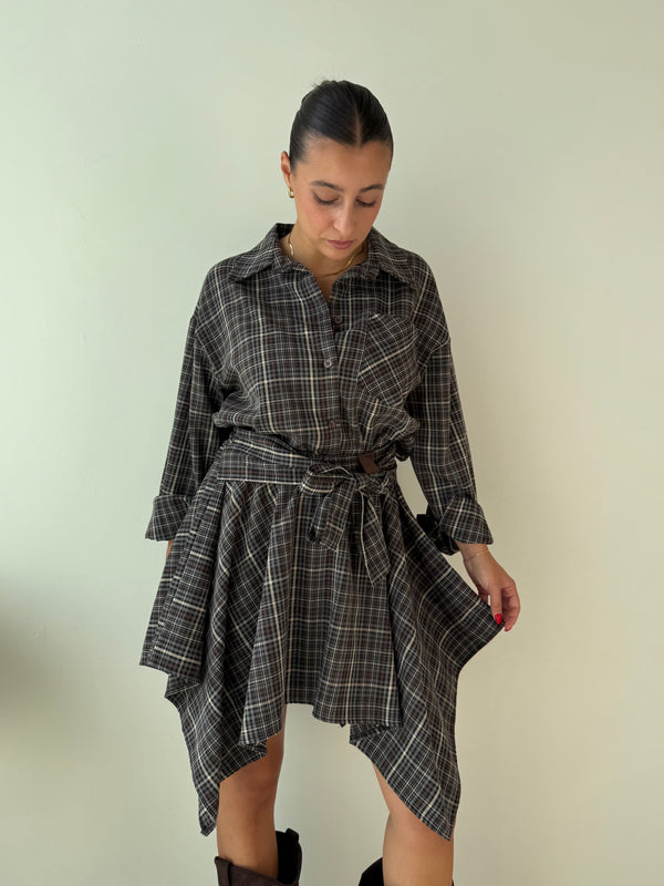 Camicia Tartan over
