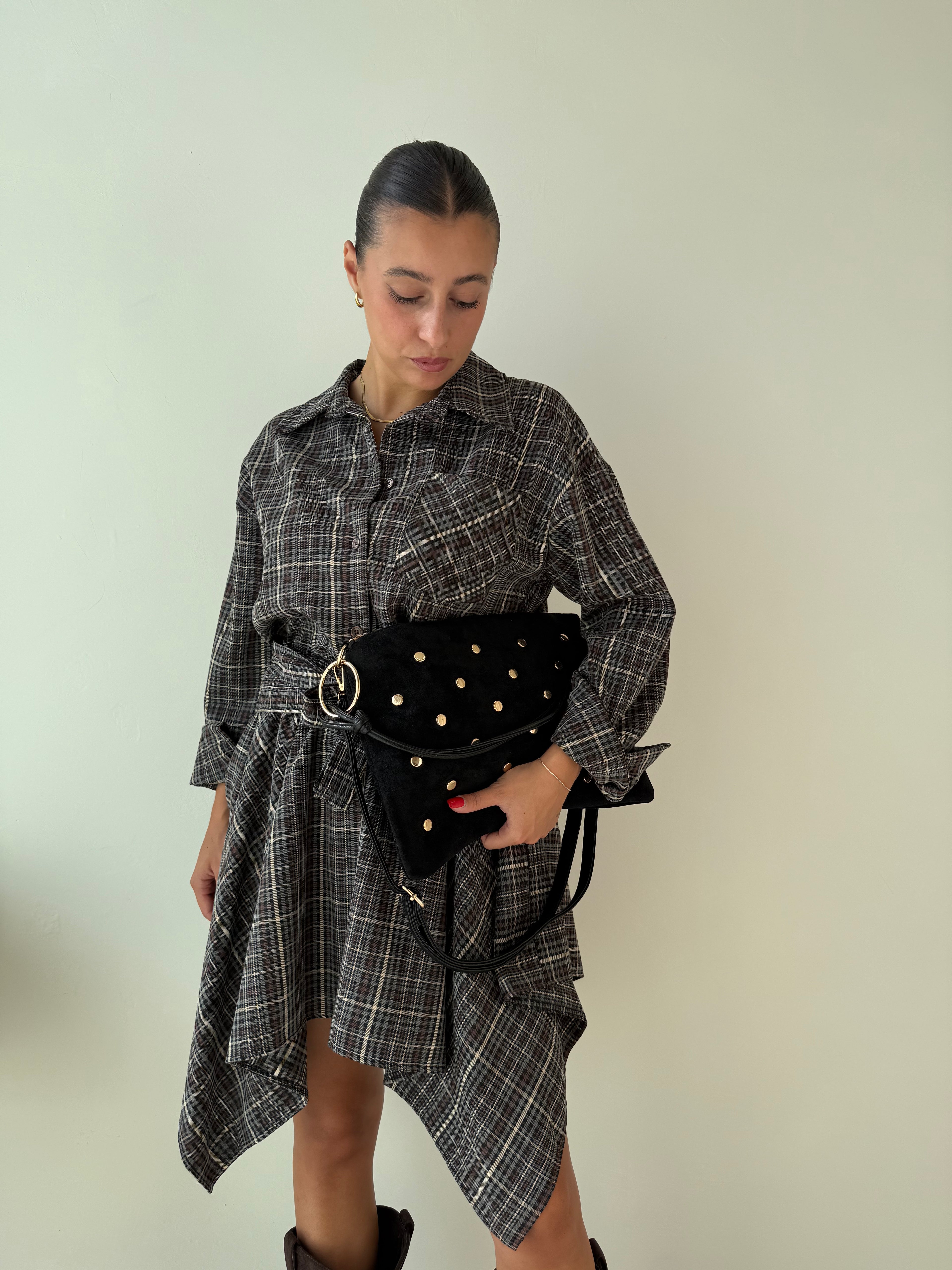 Borsa Suede borchie