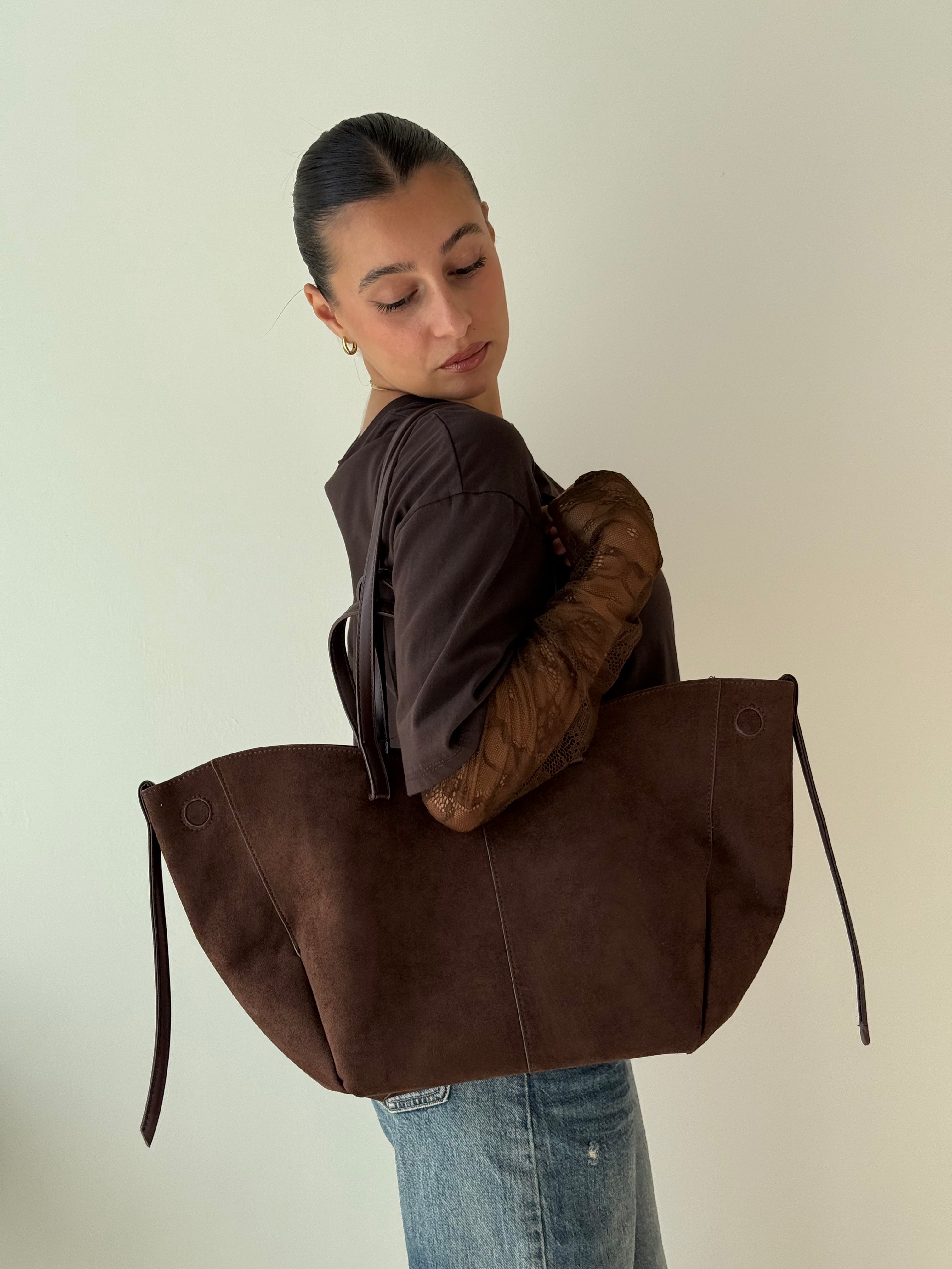 Borsa Polene Suede