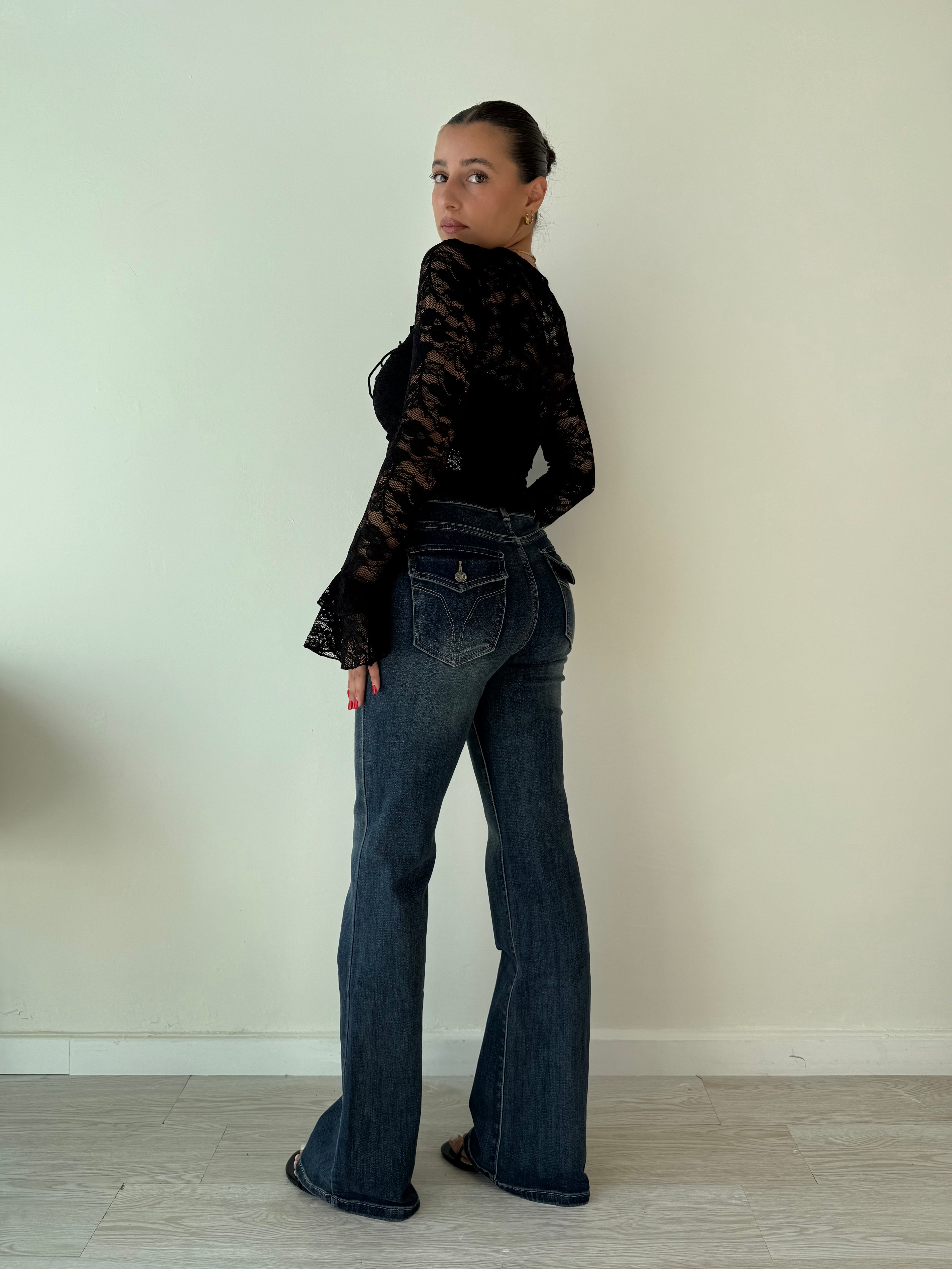 Jeans 2000s a zampa
