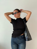 T-shirt in maglia Nuvola