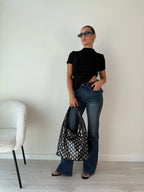 Borsa Hobo borchie