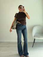 Jeans 2000s a zampa