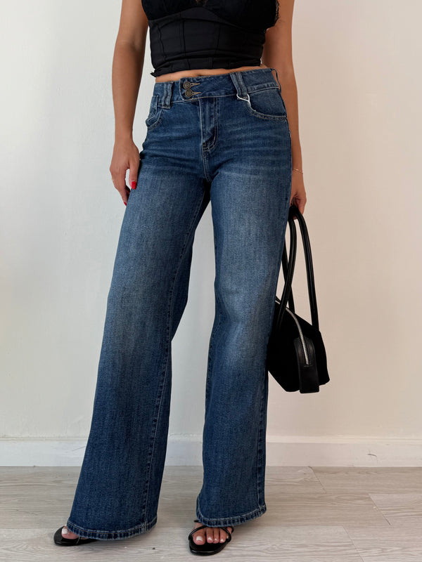 Jeans 2000s a palazzo