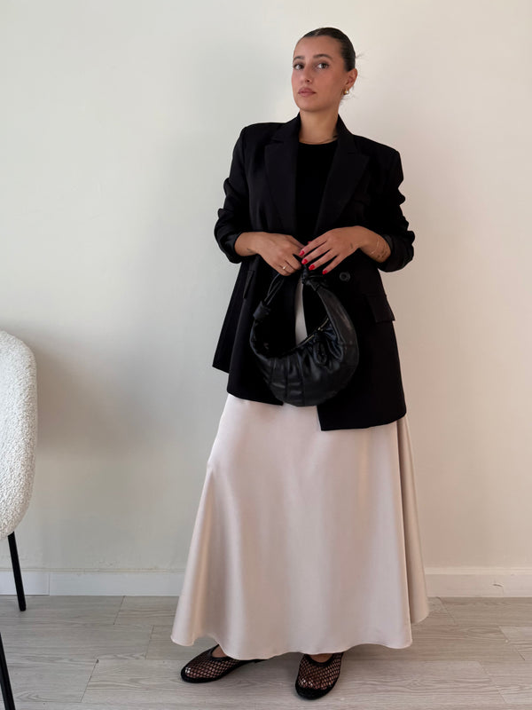 Blazer over doppiopetto nero