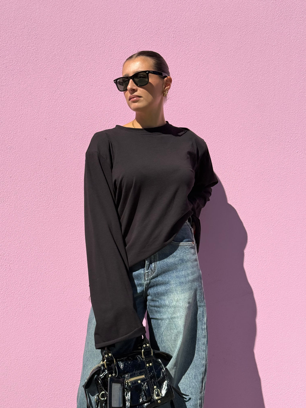 Maglia Longsleeve nera