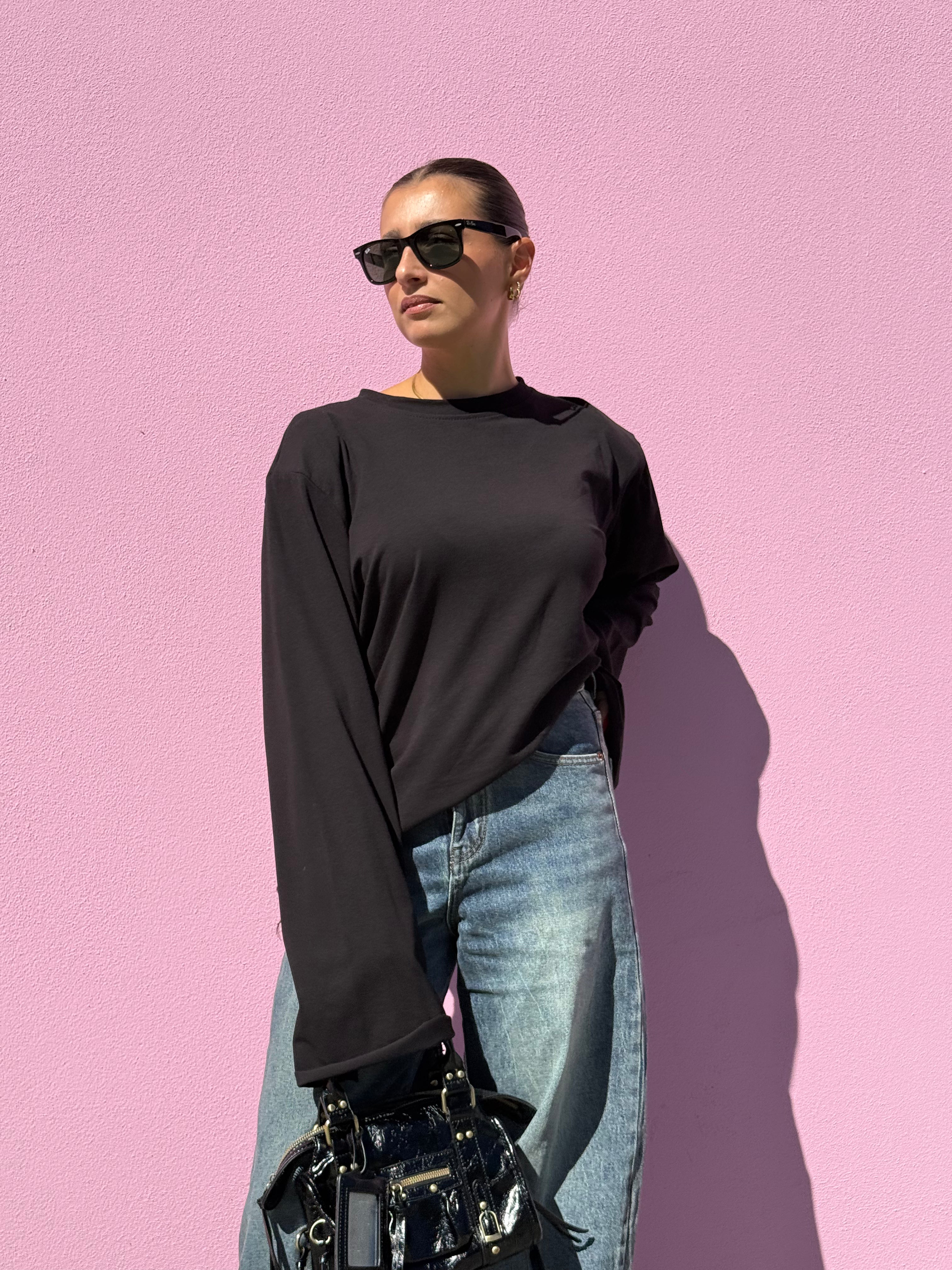 Maglia Longsleeve nera
