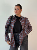 Camicia check blu